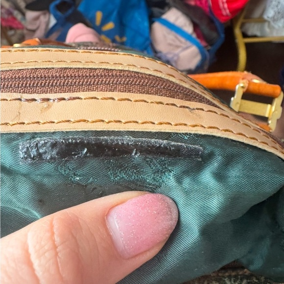 Goblins art vintage Tapestry with Brown Leather Accents duffle renaissance fairy - Picture 8 of 8